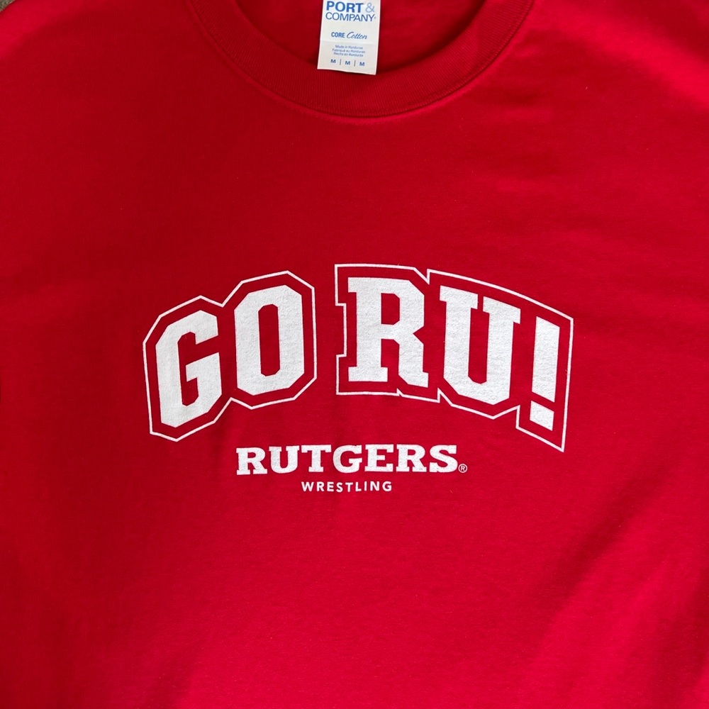 Go RU! Rutgers University Wrestling Tee - Picture 3 of 4
